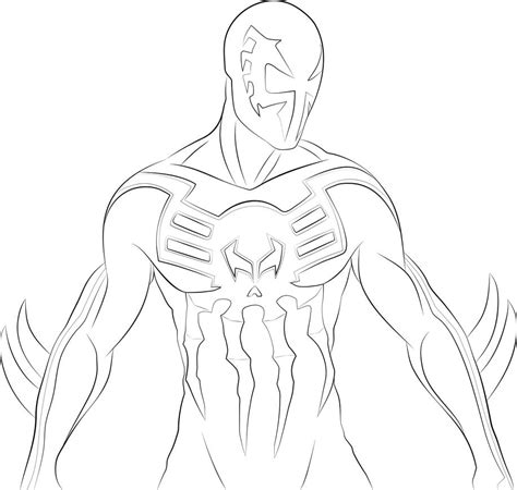 spider man 2099 coloring pages